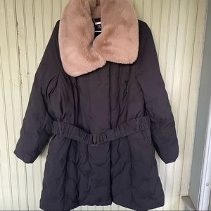 Dennis Basso puffer coat.  1X.